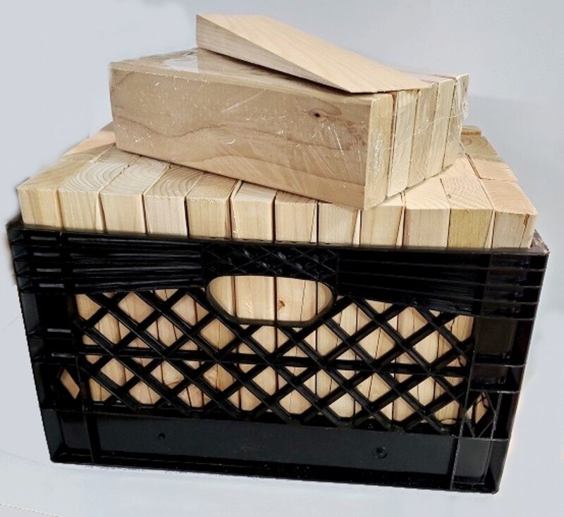 Wooden Wedge Set for Dolly Tracks
